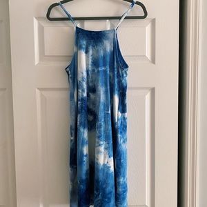Wallflower tie dye blue dress